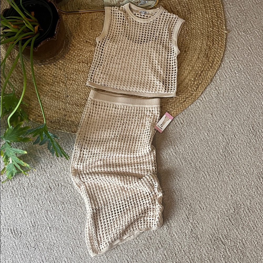 Steve Madden Crochet Set
